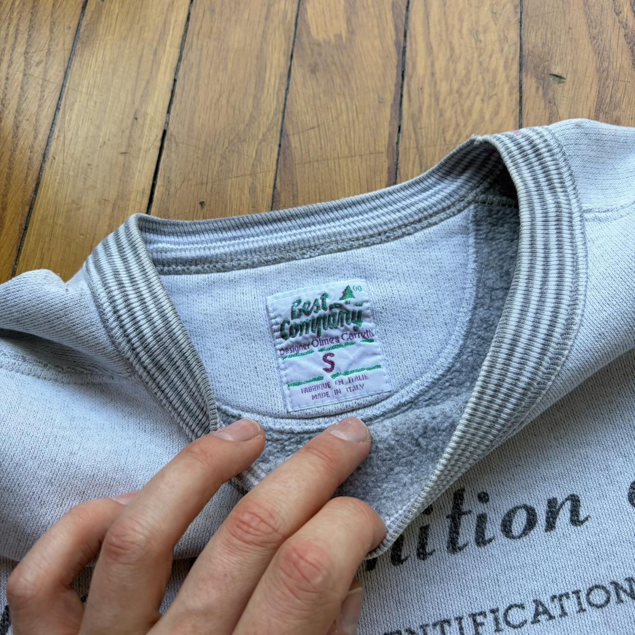 1980s Best Company Sweatshirt Grey S