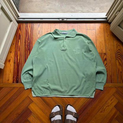 1990s Stone Island Sweatshirt Green XL