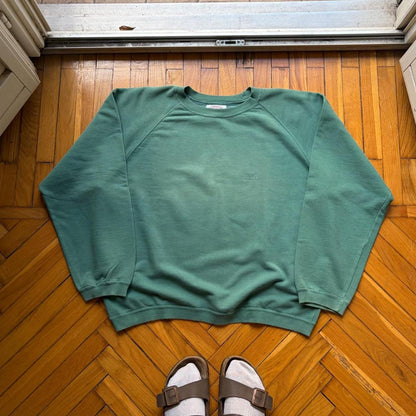 1990s Armani Jeans Sweatshirt Green XL