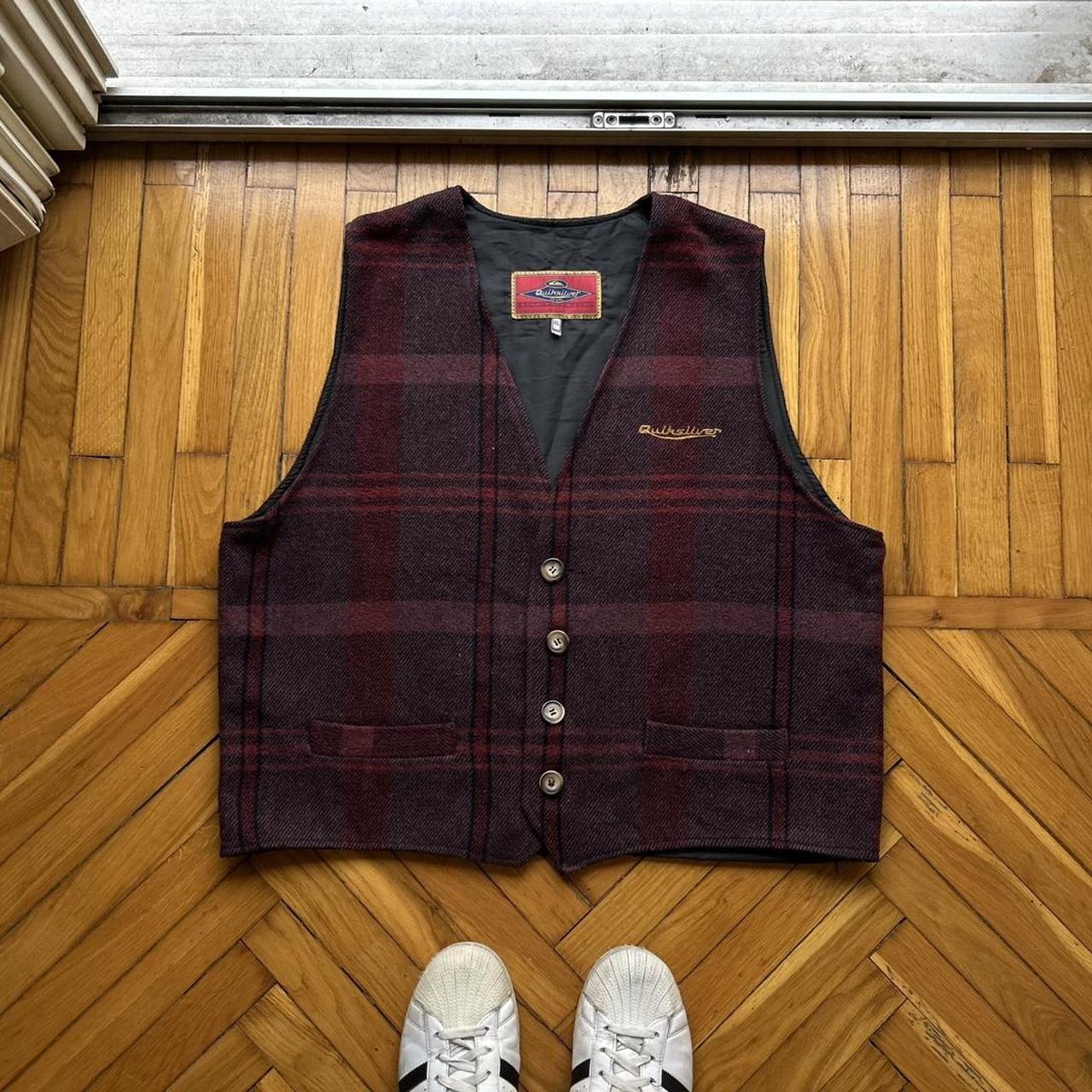 1990s Quiksilver Wool Gilet XL