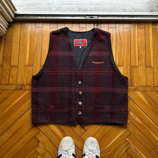 1990s Quiksilver Wool Gilet XL