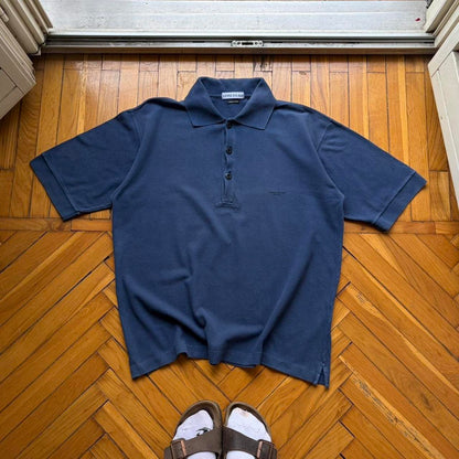 S/S 1997 Stone Island Marina Polo Shirt Navy L