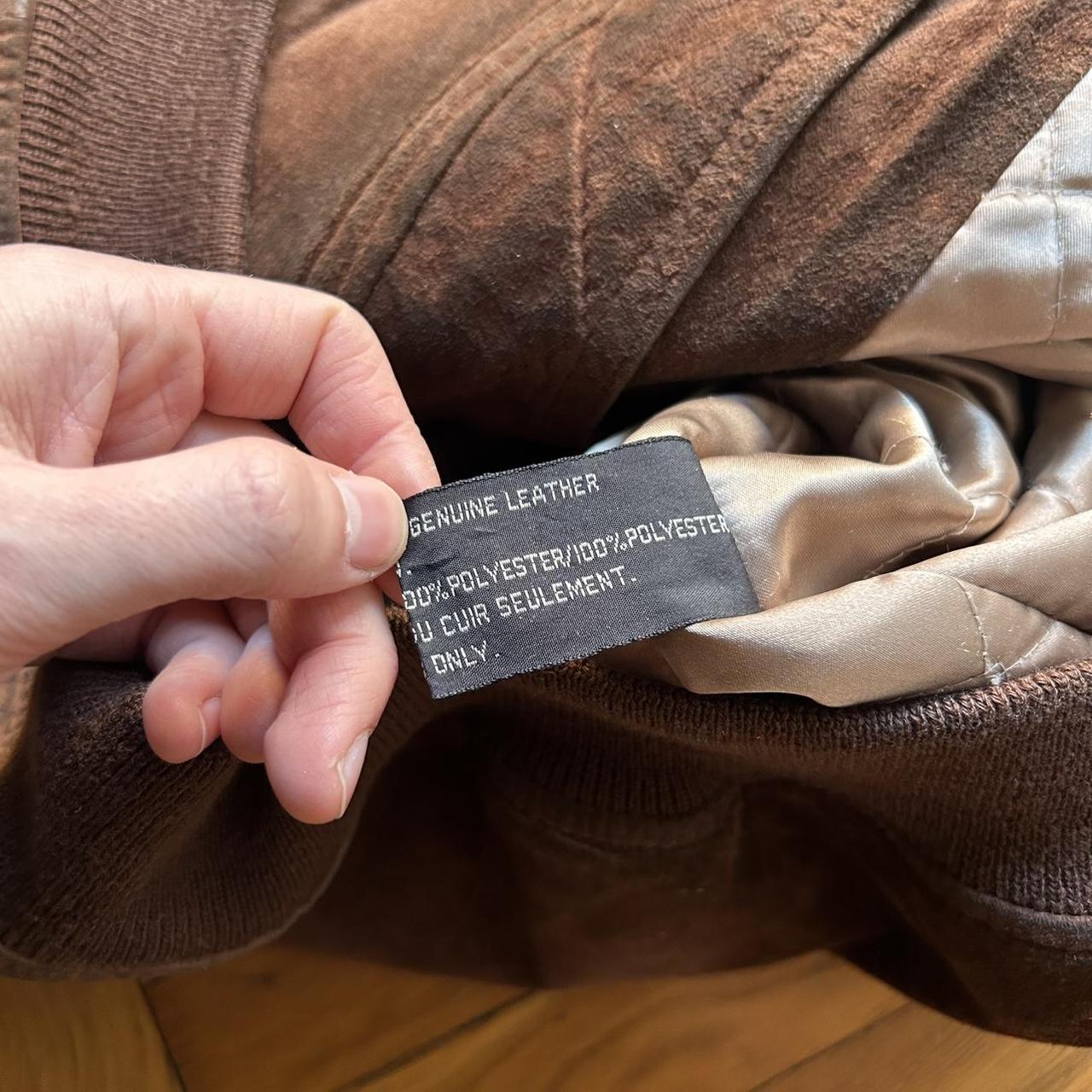 1990s Chevignon Suede Jacket Brown XL