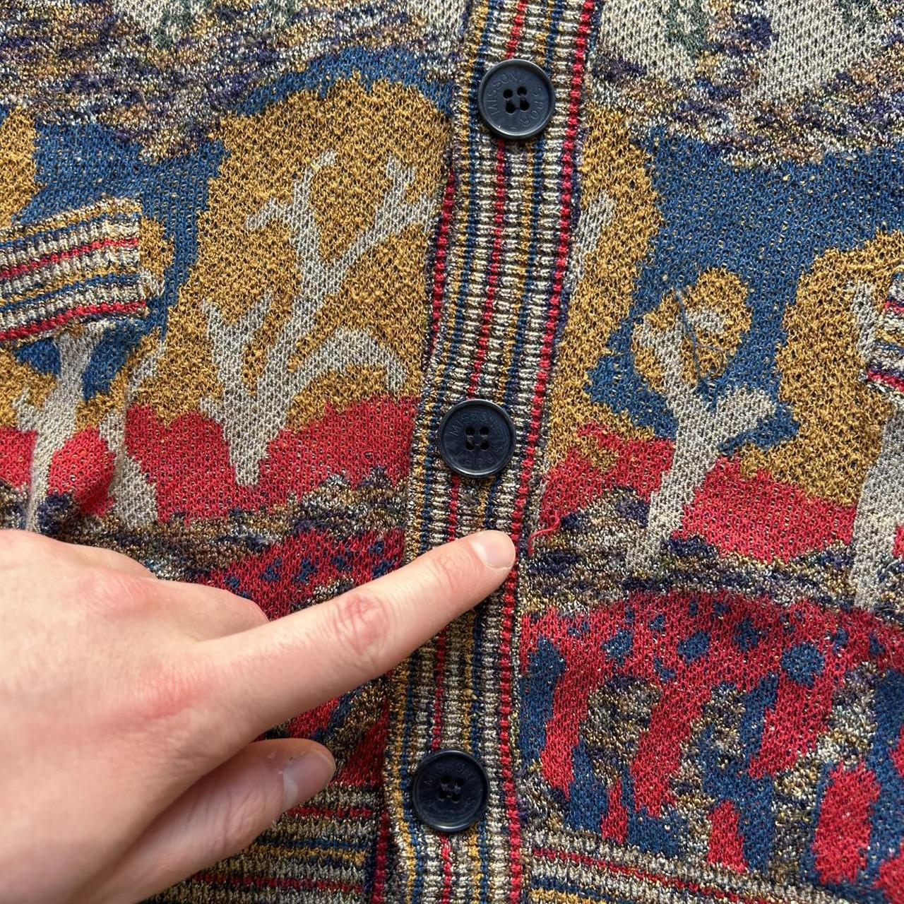 1990s Missoni Sport Knitted Cardigan L
