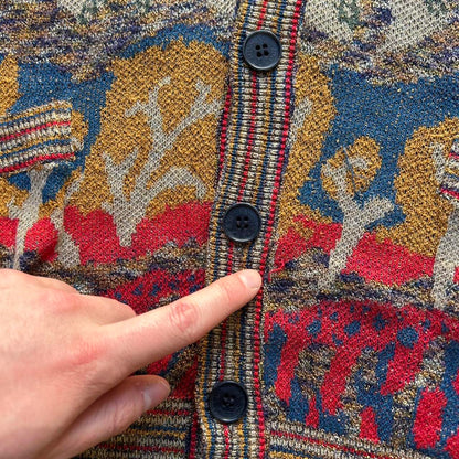 1990s Missoni Sport Knitted Cardigan L
