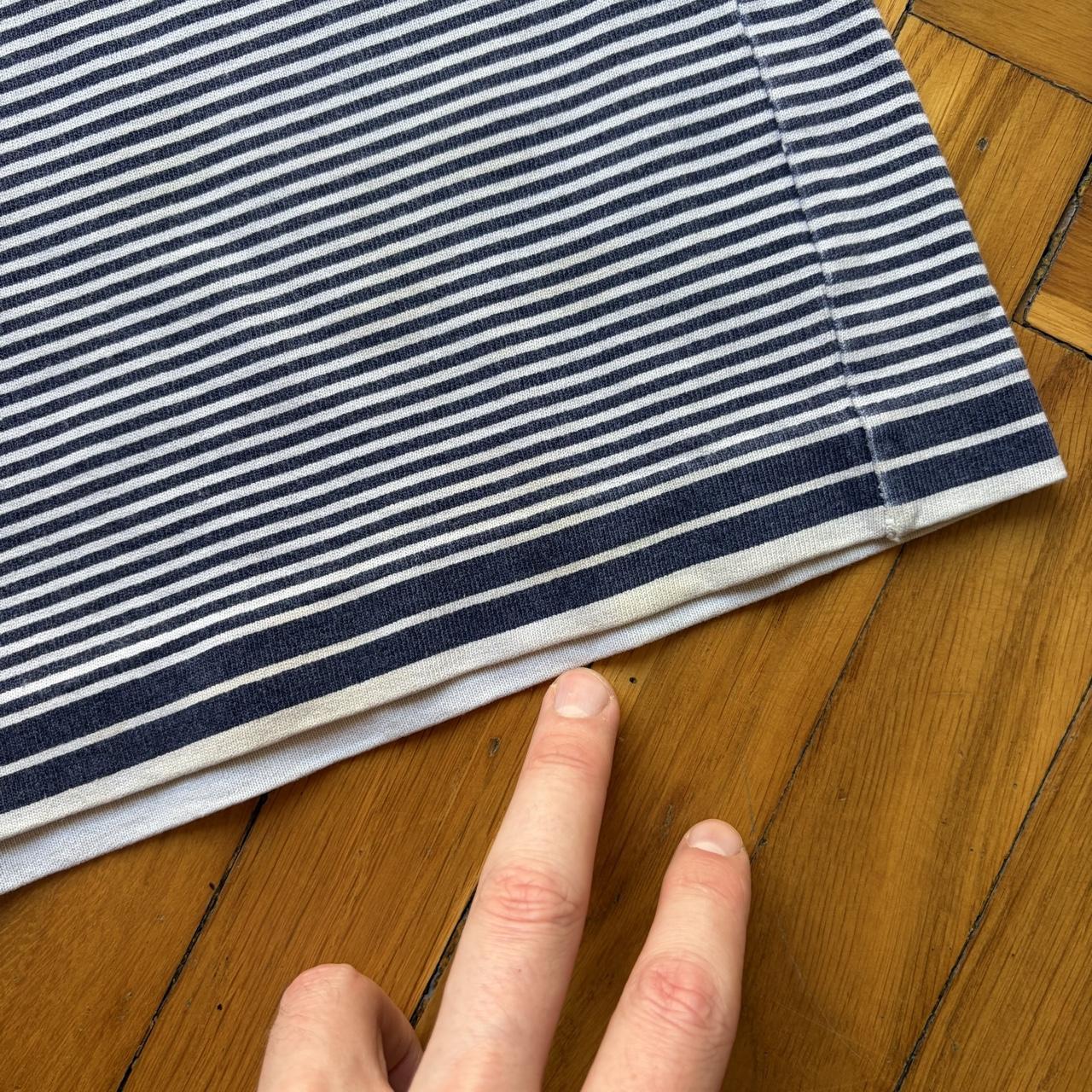 1980s Stone Island Marina Striped T Shirt S