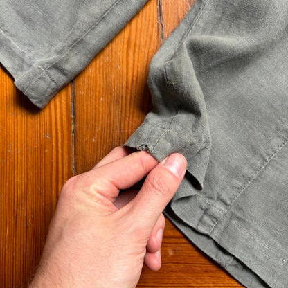 2000s Emporio Armani Linen Trousers 32W 30L