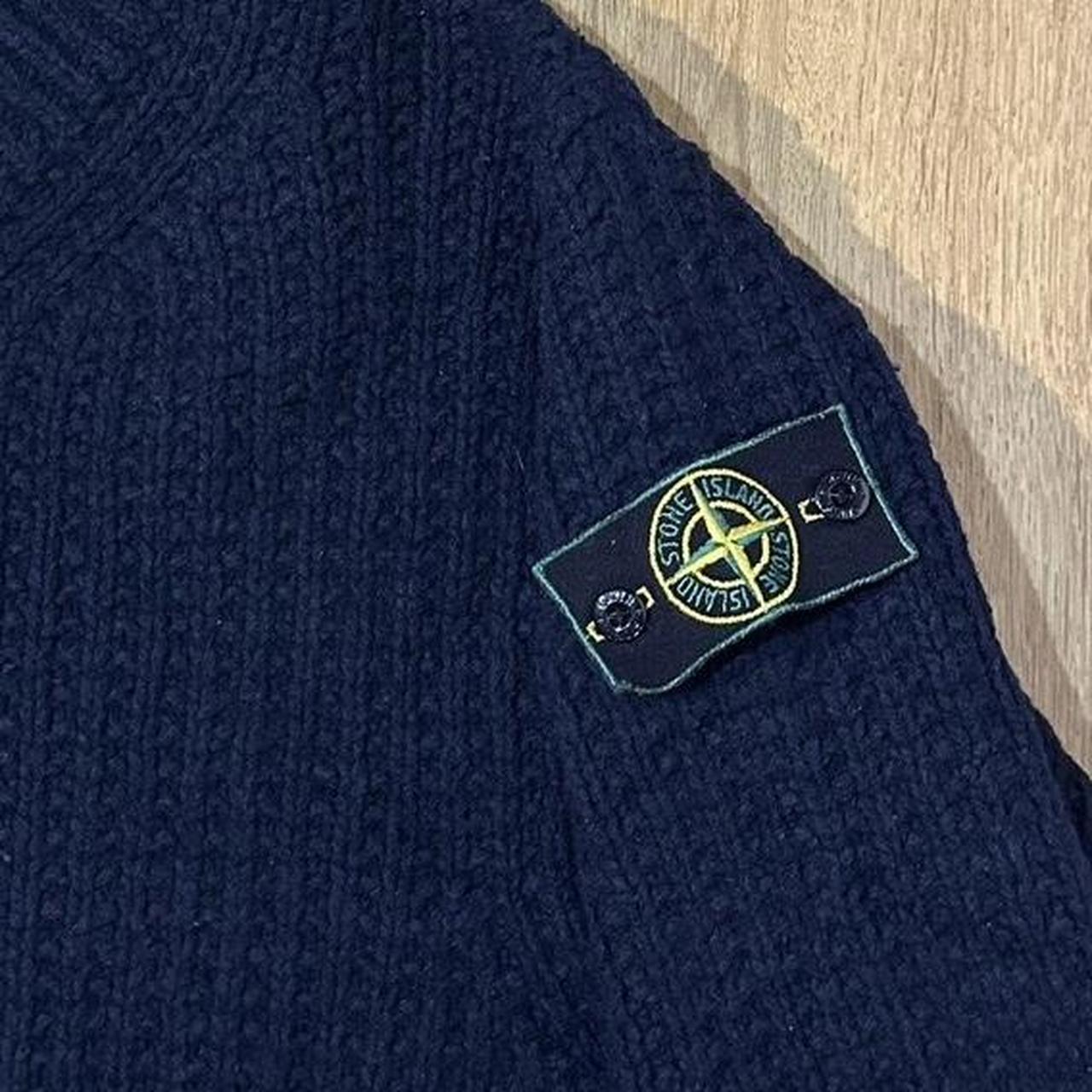 A/W 1994 Stone Island Knitted Jumper Navy XL