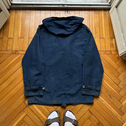 1990s Armani Jeans Mariner Denim Jacket L