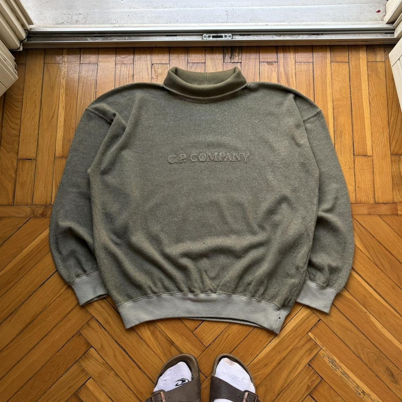 1980s CP Company Knitted Jumper Khaki M