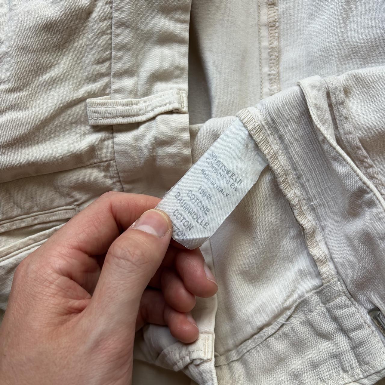 1980s CP Company Shorts Cream 36W