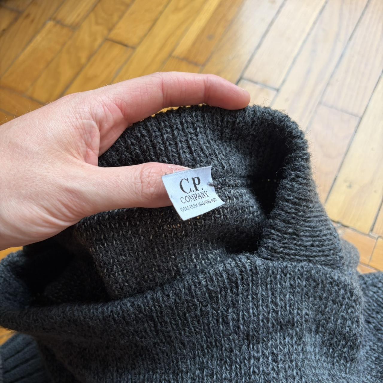 1980s CP Company Pattern Knitted Jumper L