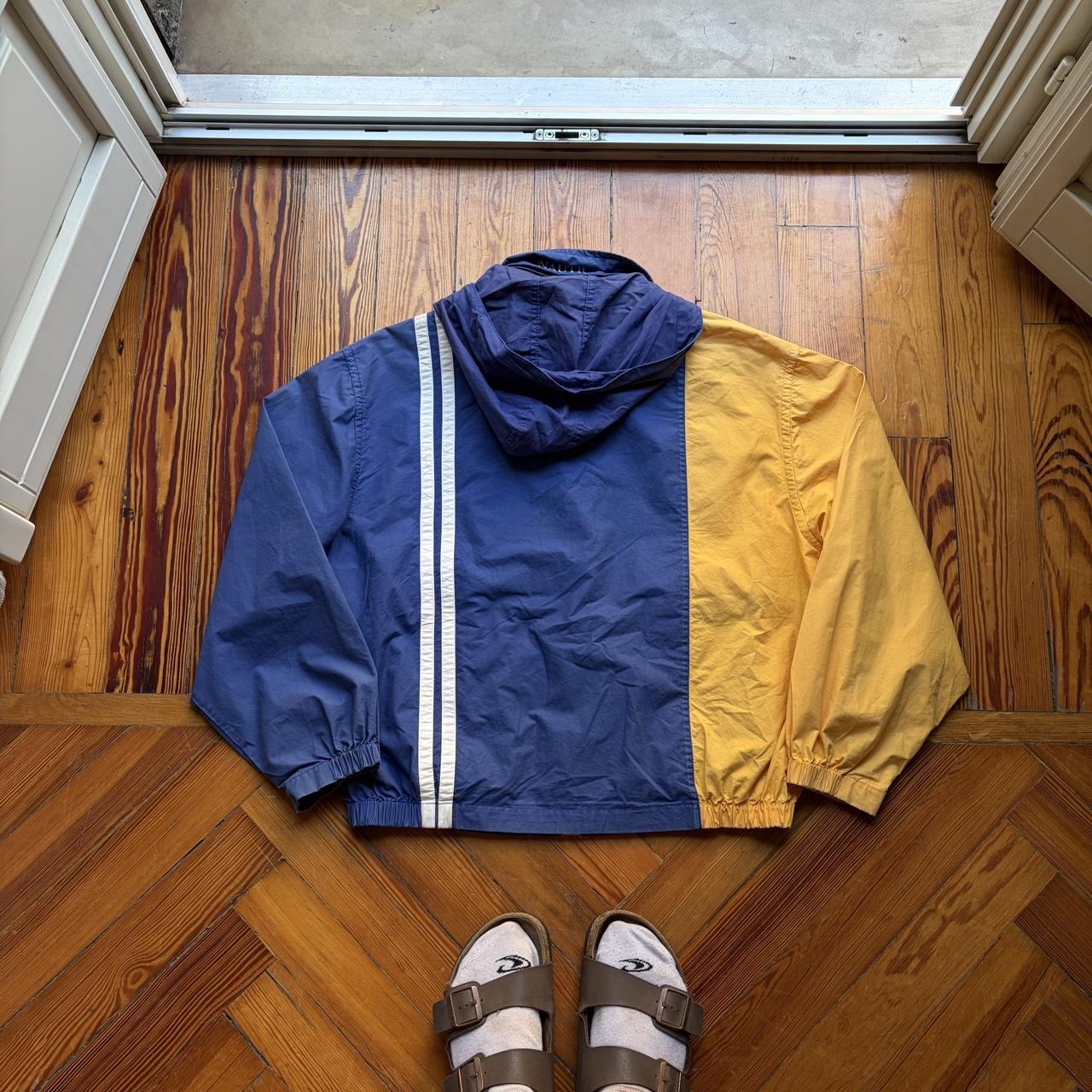 1990s Nautica Bomber Jacket Blue M