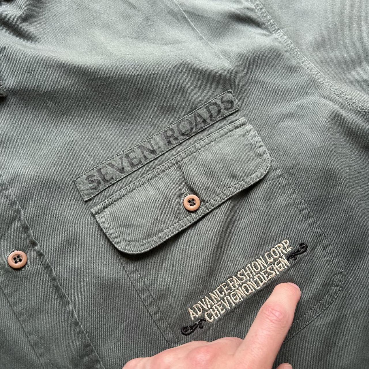 1990s Chevignon Conquest Shirt Green XL