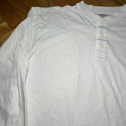 1990s Armani Jeans LS T Shirt White M