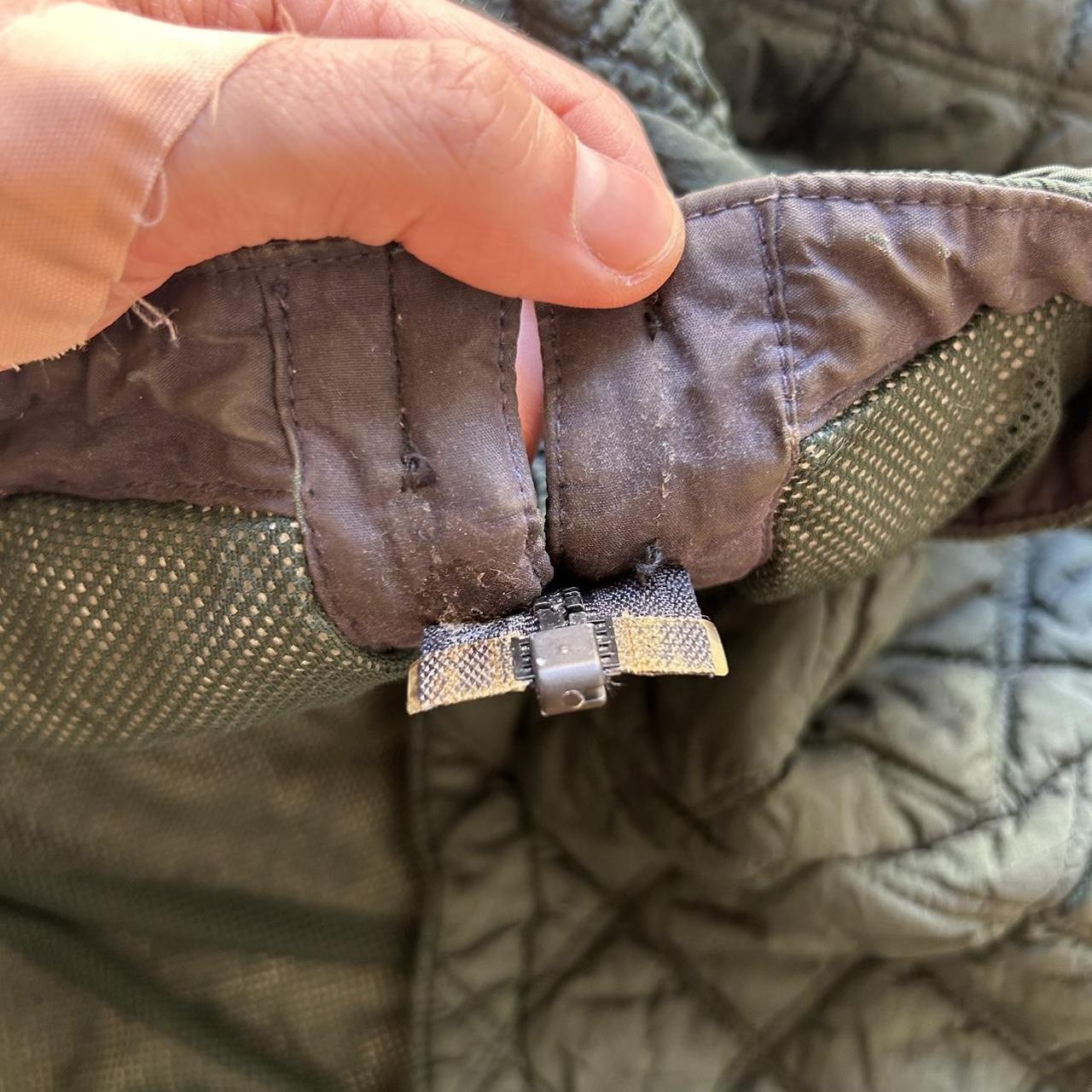 1980s CP Company Quilted Jacket Liner Green L