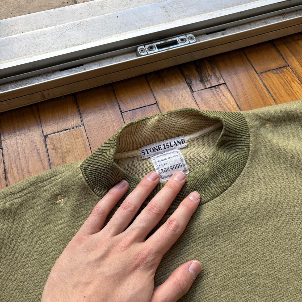 1980s Stone Island Sweatshirt Khaki L