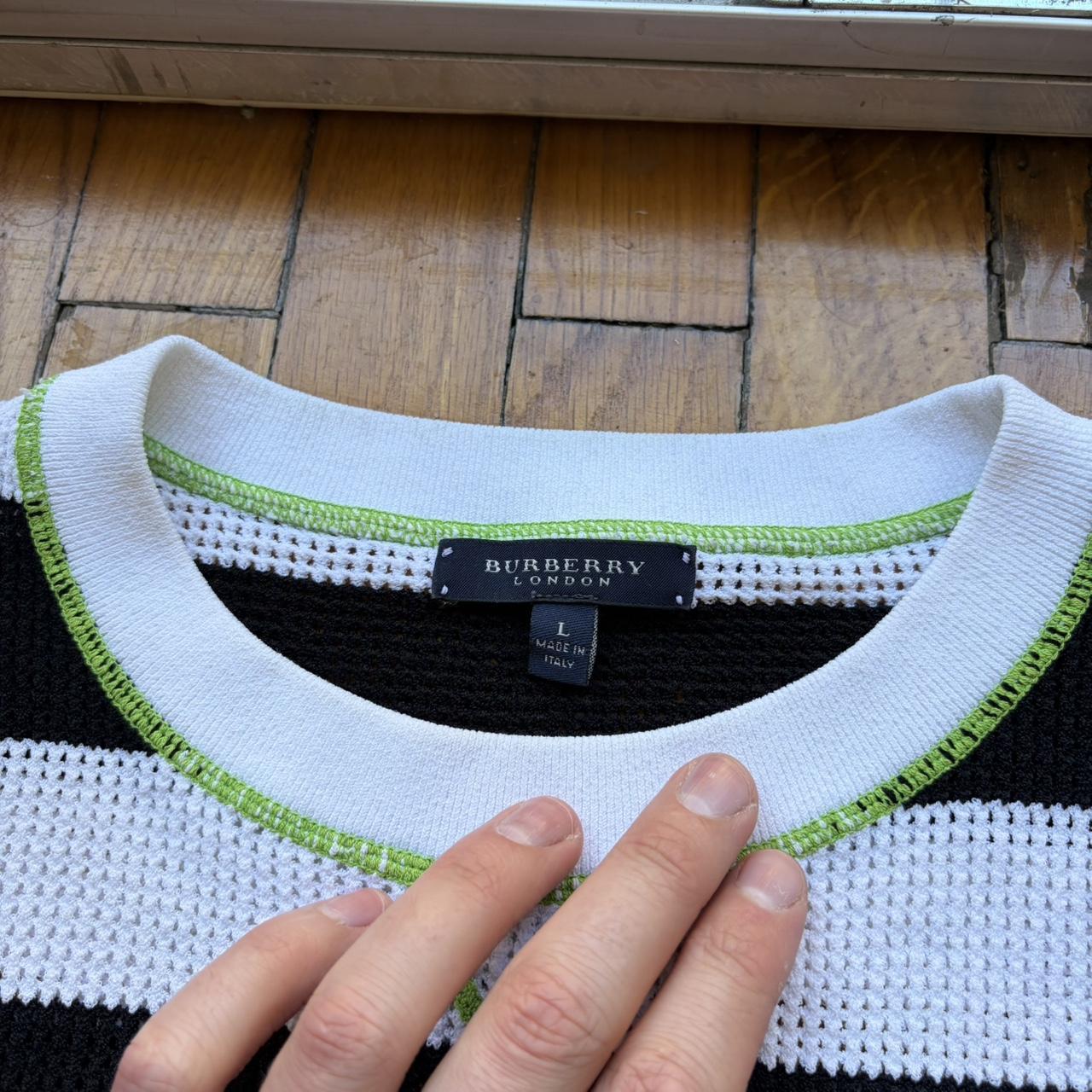 2000s Burberry Striped Knitted Jumper S
