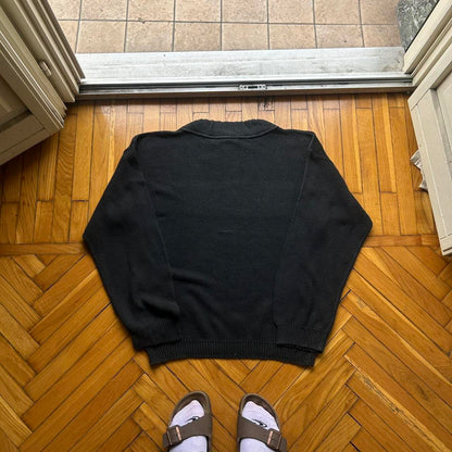 1980s CP Company Knitted Jumper Black L