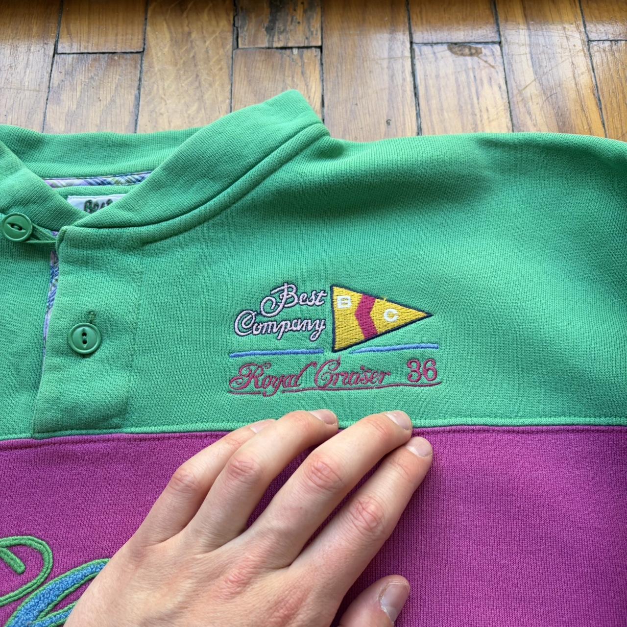 1980s Best Company Sweatshirt Pink L