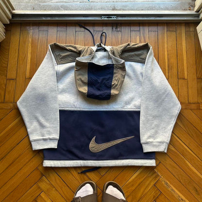 1990s Nike Hoodie Grey S