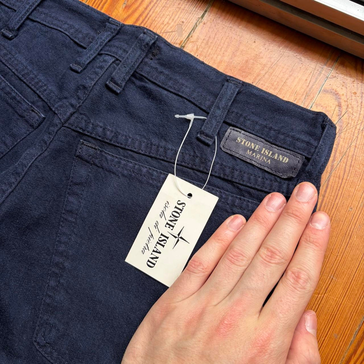 S/S 1995 Stone Island Marina Jeans Navy BNWT 28W 32L