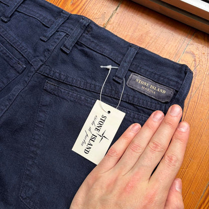 S/S 1995 Stone Island Marina Jeans Navy BNWT 28W 32L