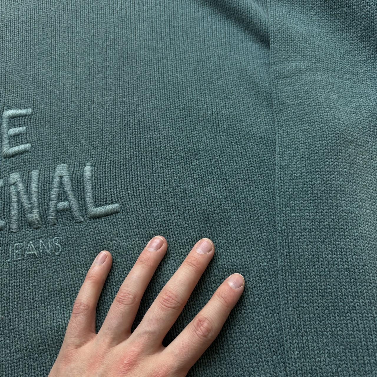 1990s Armani Jeans 'Ice Arsenal' Knitted Jumper XL