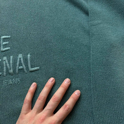 1990s Armani Jeans 'Ice Arsenal' Knitted Jumper XL