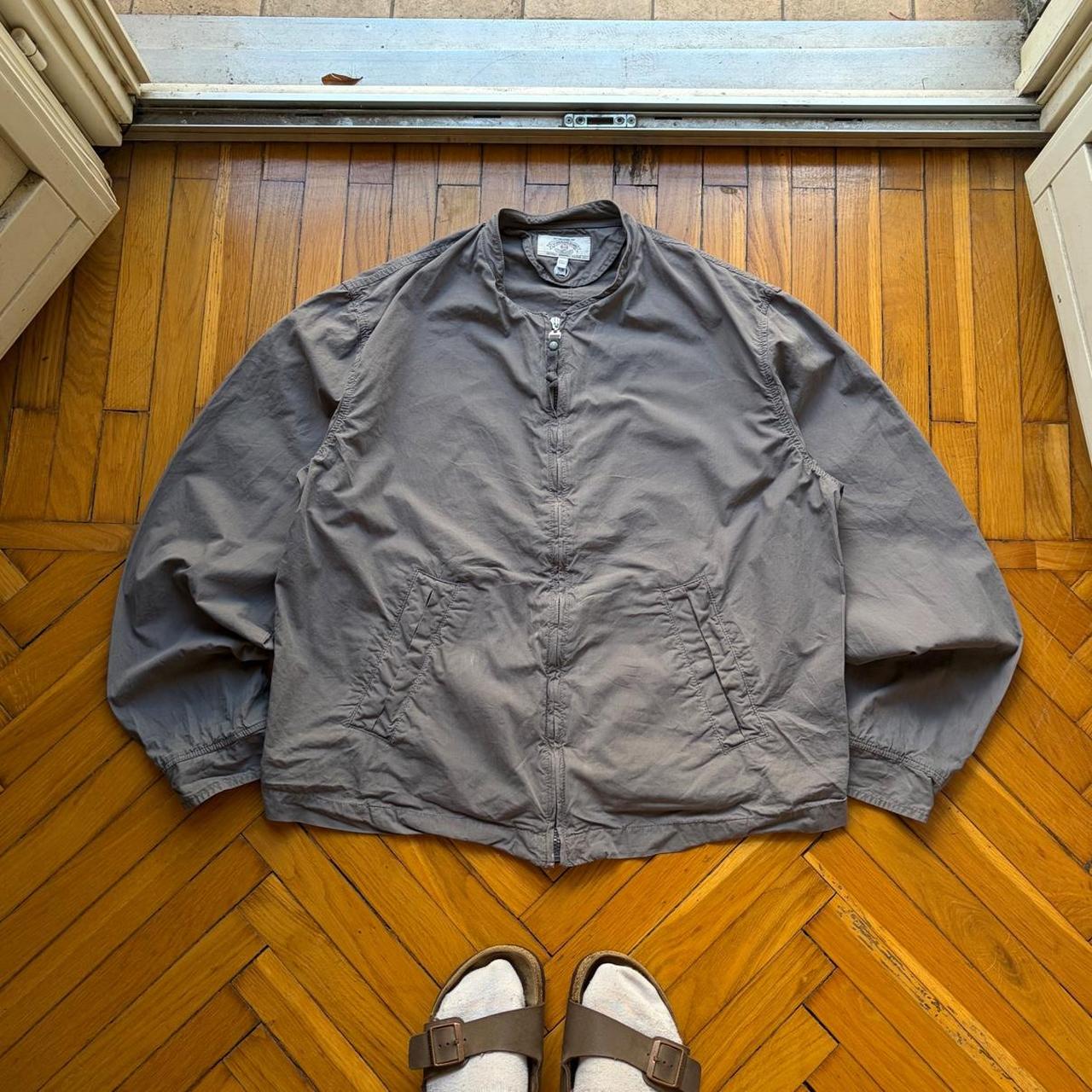 1990s Armani Jeans Bomber Jacket Grey L