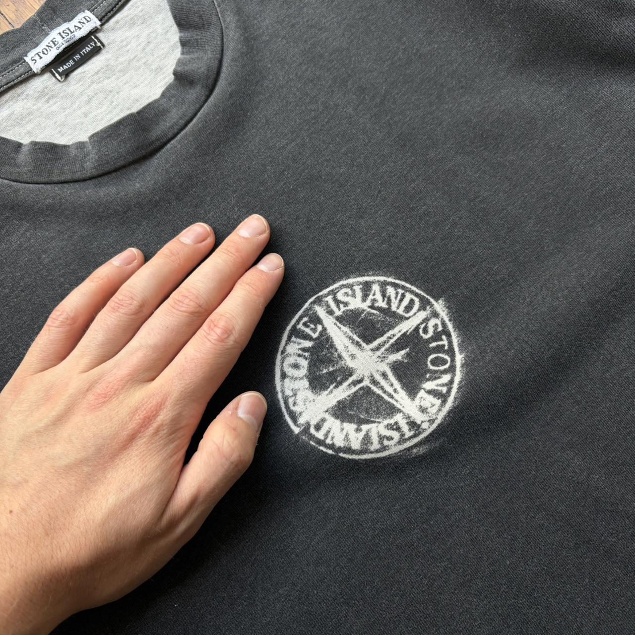 2000s Stone Island LS T Shirt Grey M