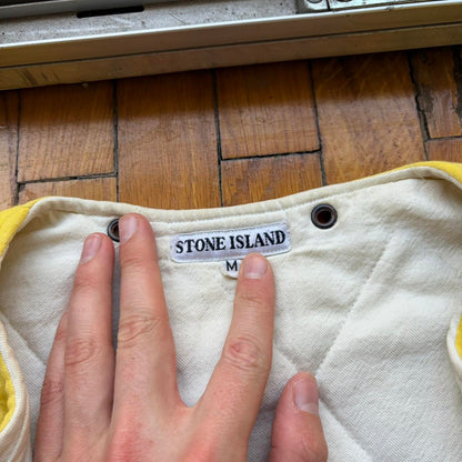 1980s Stone Island Jacket Liner Yellow M