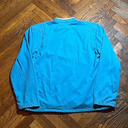 Vintage Fila Half Zip Sweatshirt Blue S