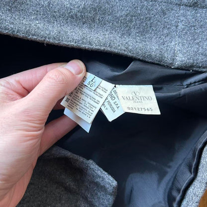 1990s Deadstock Valentino Coat Grey L