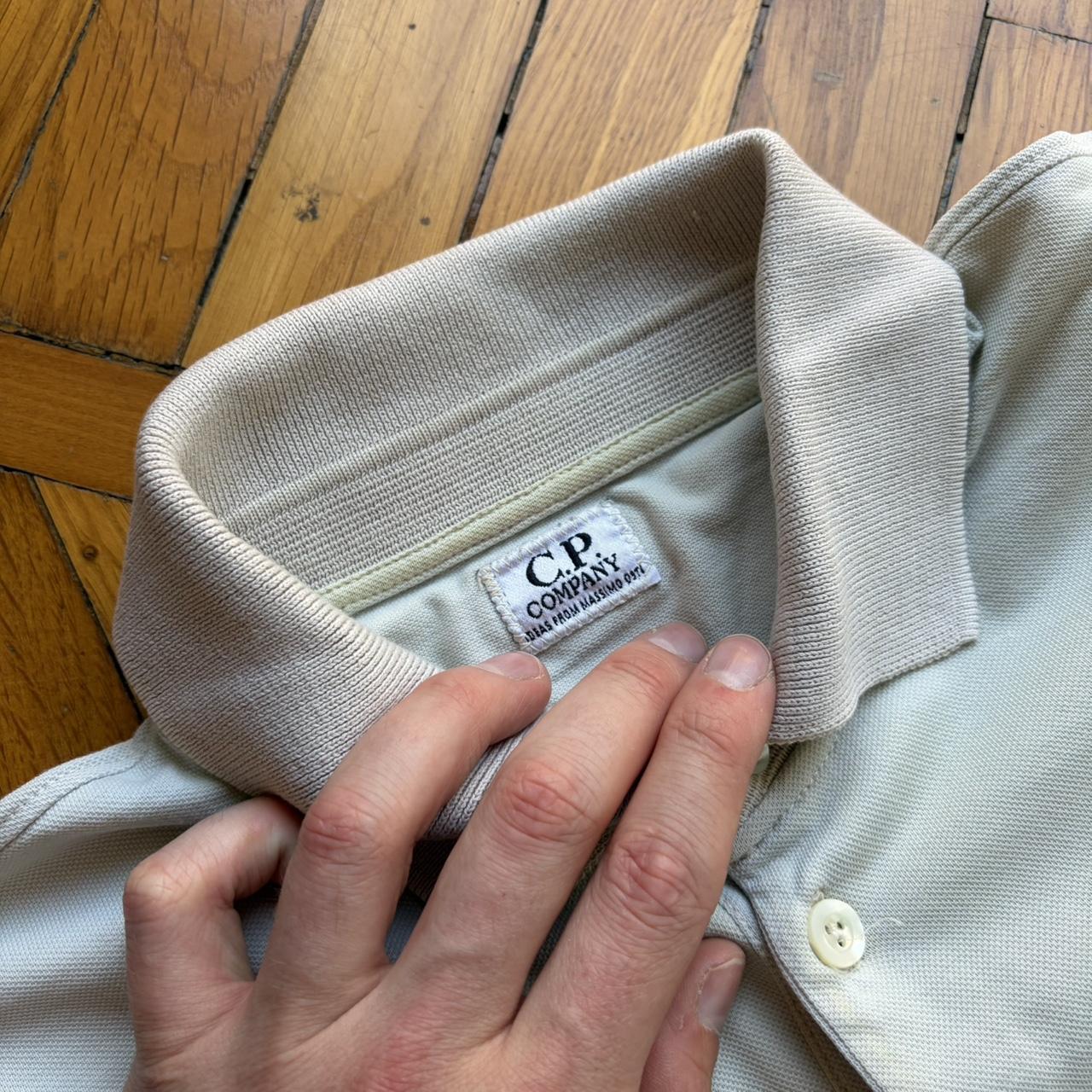 1980s CP Company Polo Shirt Blue M