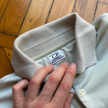 1980s CP Company Polo Shirt Blue M