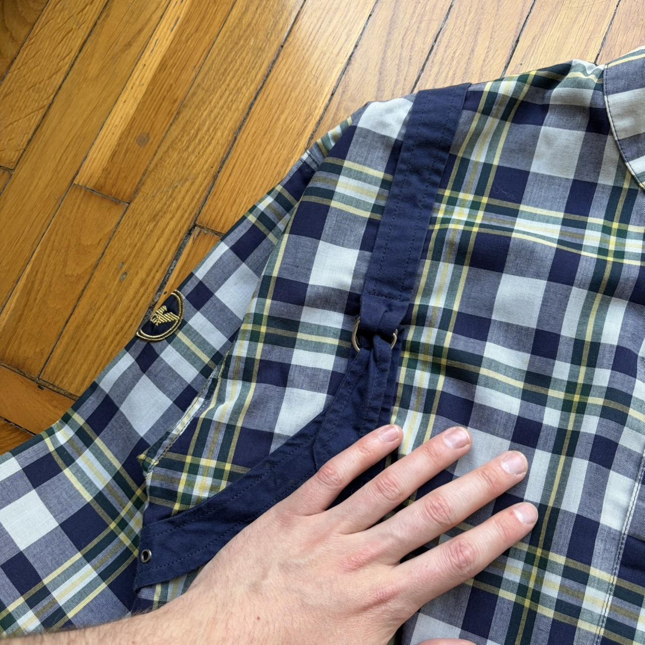 1980s Giorgio Armani Checked Bomber Jacket XS