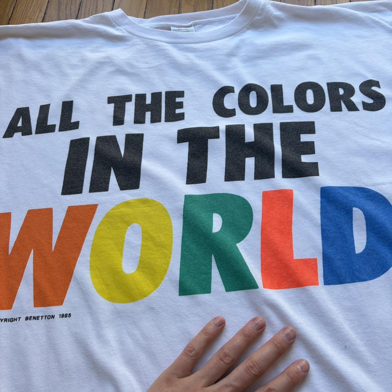 1985 Benetton Graphic T Shirt XL