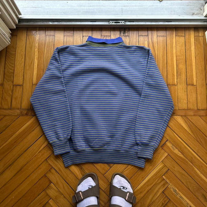 1990s Best Company Striped Sweatshirt M