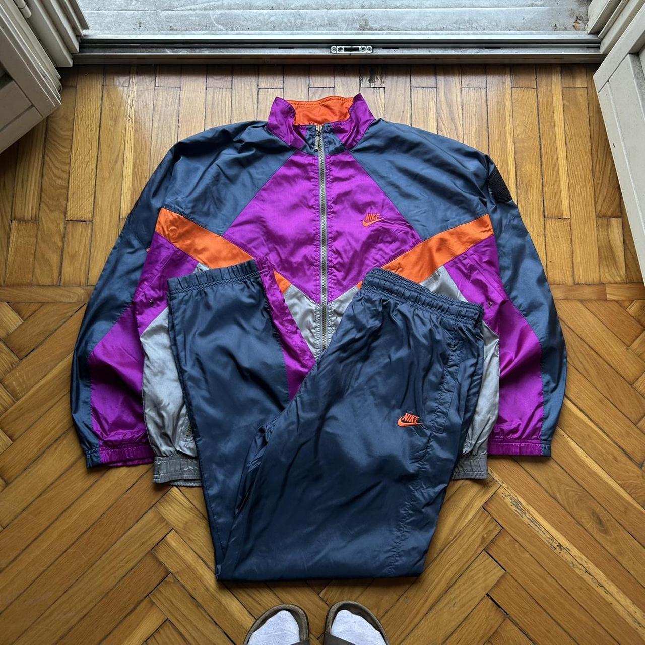 1990s Nike Premier International Full Tracksuit L