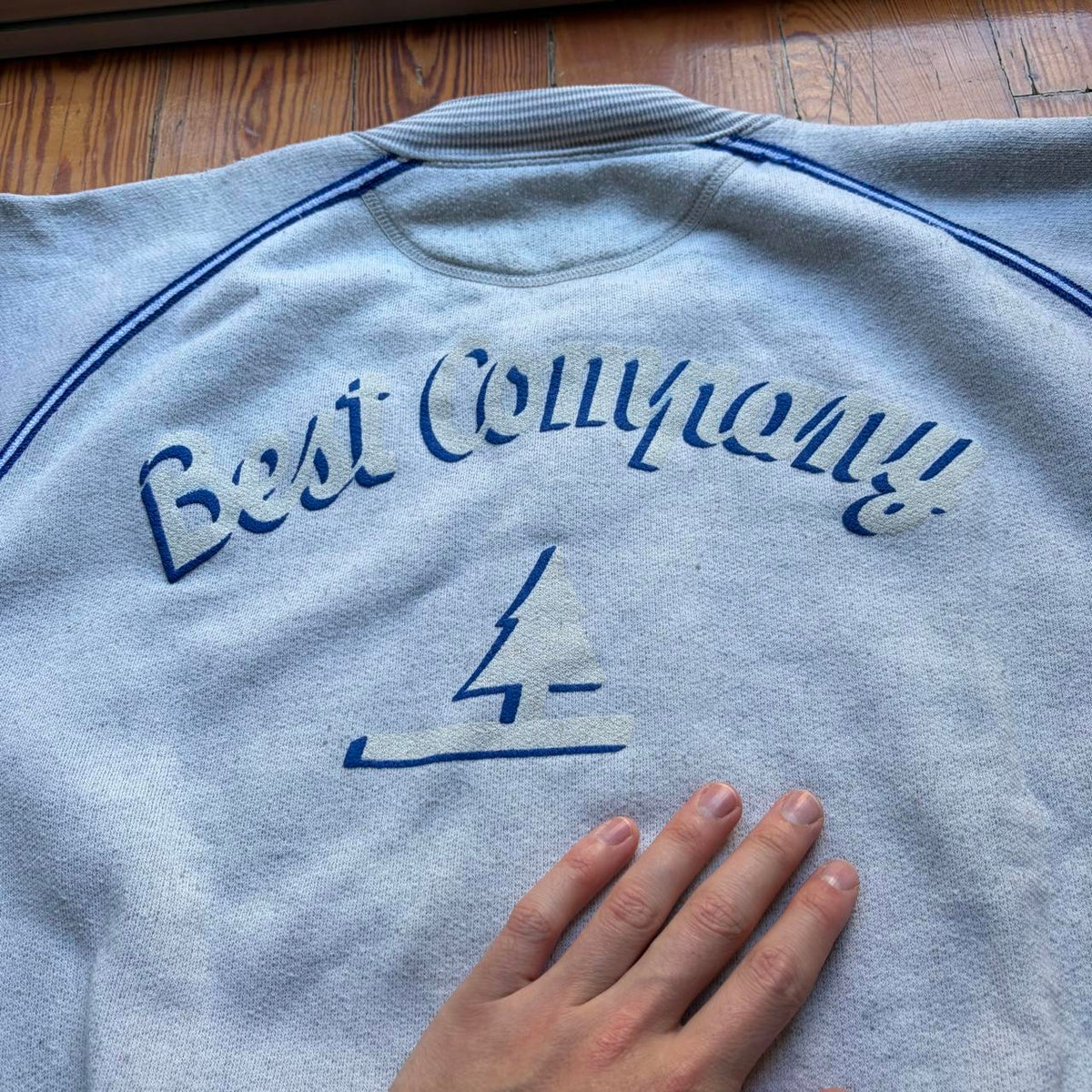1980s Best Company Cardigan Grey XXL