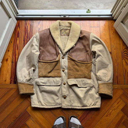 1990s Chevignon Shearling Coat XL