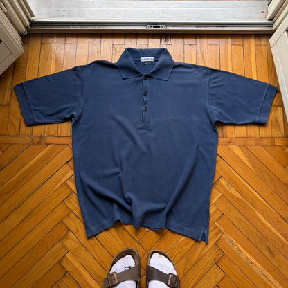 S/S 1997 Stone Island Marina Polo Shirt Navy L
