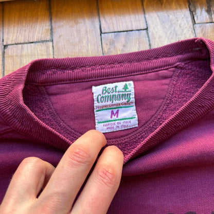 1980s Best Company Sweatshirt Burgundy M