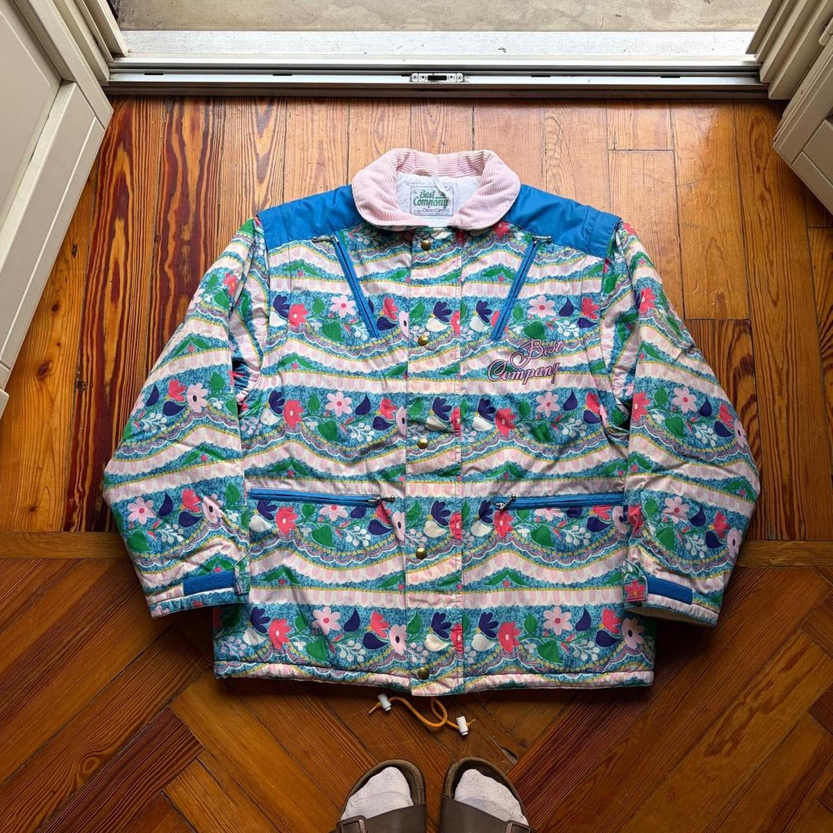1980s Best Company 2 in 1 Puffer Jacket L