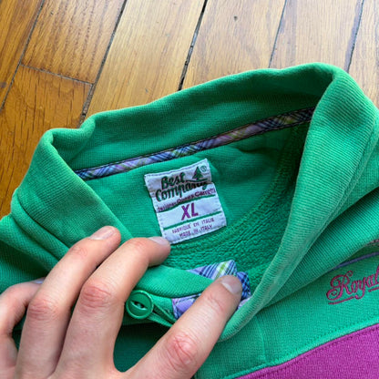 1980s Best Company Sweatshirt Pink L