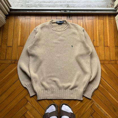 1990s Ralph Lauren Cotton Knitted Jumper L
