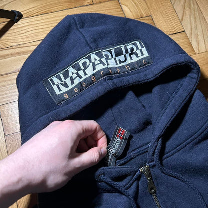 2000s Napapijri Hoodie Navy S