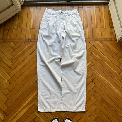 1990s Emporio Armani Trousers White 30W 34L