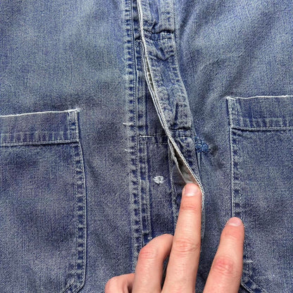 1986 Stone Island Pigment Denim Carpenter Jacket L